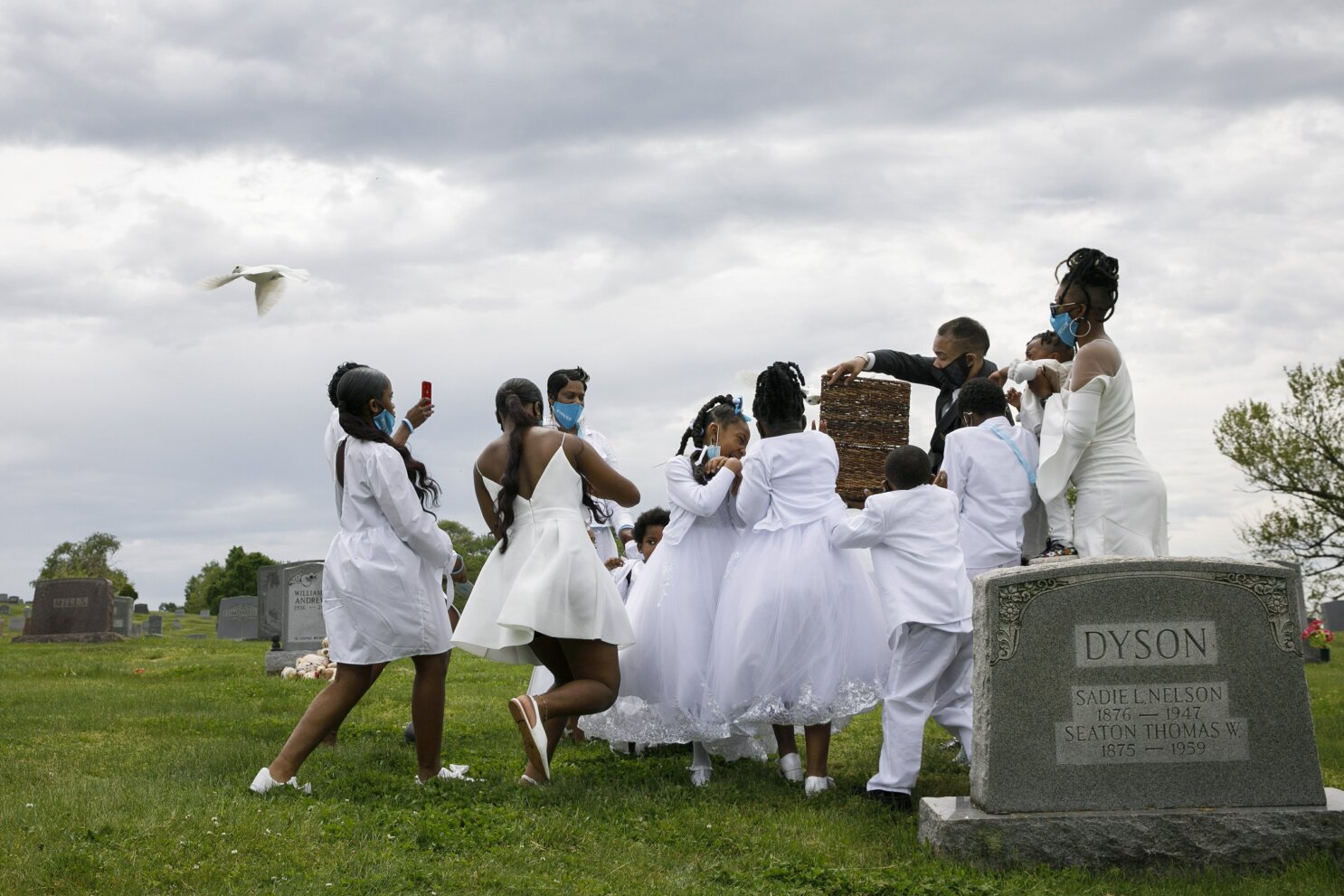 All white funeral outfit new arrivals